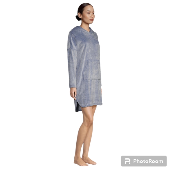 Denver Hayes Women's Plush Velour Hooded Night Pajamas Shirt New w/ Tags Small - Picture 4 of 11